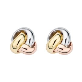 Blush 7157WYR Women's Stud Earrings 585 Gold Three-Colour