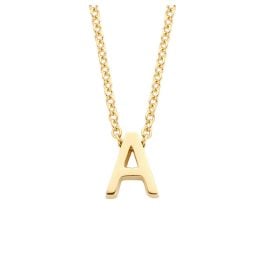 Blush 3155YGO_A Ladies' Necklace 585 Gold with Letter A Pendant