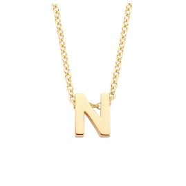 Blush 3155YGO_N Ladies' Necklace 585 Gold with Letter N Pendant