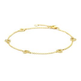 Blush 2211YZI Damen-Armband mit Herzchen 585 Gold