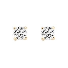 Blush 7138YZI Women's Stud Earrings 585 Gold with Cubic Zirconia