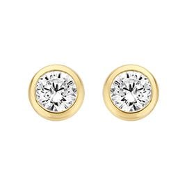 Blush 7214YZI Ladies' Stud Earrings 585 Gold with Cubic Zirconia