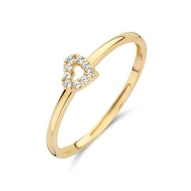 Blush 1231YZI Ladies' Gold Ring 585 Cubic Zirconia Heart