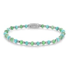 Rebel & Rose RR-40144-S-S Damen-Armband Blue Green Adventure 4 mm
