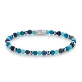 Rebel & Rose RR-40054-S-S Damen-Armband Blue Summer Vibes 4 mm