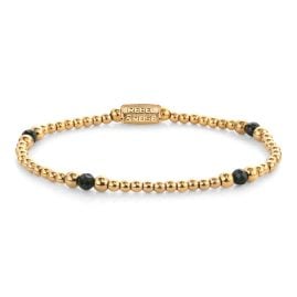 Rebel & Rose RR-40155-G-S Damen-Armband Touch of Green Glam Rocks 4 mm