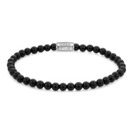 Rebel & Rose RR-40107-S-S Damen-Armband Black Velvet 4 mm