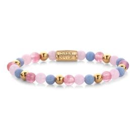 Rebel & Rose RR-60055-G-S Damen-Armband Pink Summer Vibes 6 mm