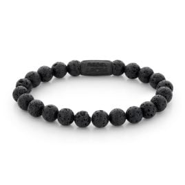 Rebel & Rose RR-80071-B Herren-Armband Black Moon 8 mm