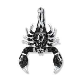 Seinerzeit SZA-3990-384 Silver Pendant Spike Scorpio