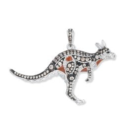 Seinerzeit SZA-3990-436 Silver Pendant Gangu Kangoroo