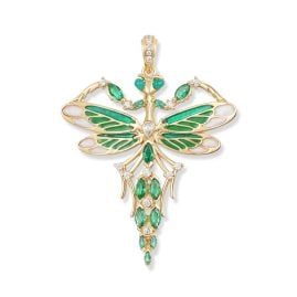 Seinerzeit SZA-3960-472 Pendant Romeo Praying Mantis Gold Tone