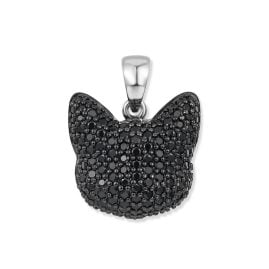 Seinerzeit SZA-3990-456 Anhänger Kuro Katze Silber