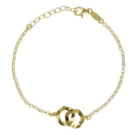 Victoria Cruz A4629-DP Ladies' Bracelet Essence Gold Tone Circle
