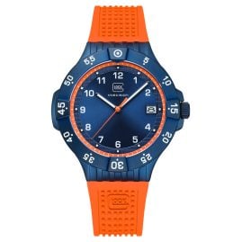 Glock GW-15-8-22 Herrenuhr Quarz Orange/Blau Limited Edition
