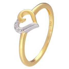 GLIZZ GL8376 Damenring Gold 333/8K Bicolor