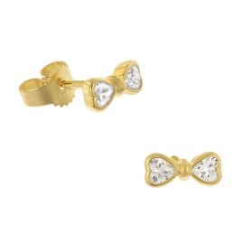 GLIZZ GL8351 Damen-Ohrringe 333 Gelbgold Zirkonia Ohrstecker