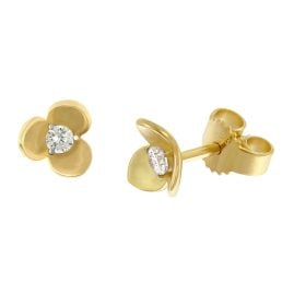 GLIZZ GL8318 Damen-Ohrringe Gold 333/8K Zirkonia Ohrstecker