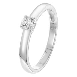 GLIZZ GL1054 Damenring Mit Lab Grown Diamant 0,25 ct. Weißgold 333/8K