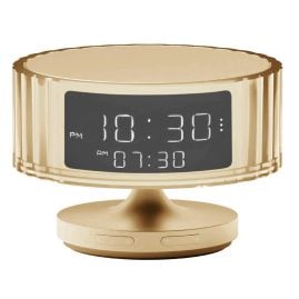 Stylistic Digital-Wecker Hari Waves Goldfarben