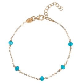 Alisia AL4161.01.014 Women's Bracelet Pietre Gold Plated Amazonite