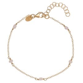 Alisia AL4420.01.000 Women's Bracelet Perla Gold Plated with Small Pearls