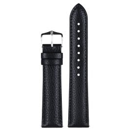 Hirsch 01502050-2-20 Uhrenarmband Kansas L 20 mm Leder Schwarz