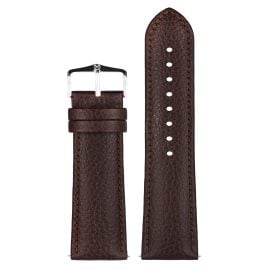 Hirsch 01502110-2-18 Lederband für Uhren Kansas M 18 mm Braun
