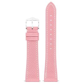 Hirsch 01802122-2-20 Leather Strap for Watches Bologna M 20 mm Soft Pink
