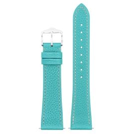 Hirsch 01802183-2-20 Watch Strap Bologna M 20 mm Leather Turquoise