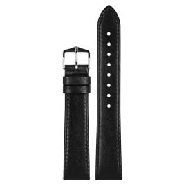 Hirsch 03475150-2-20 Strap for Watches Osiris M 20 mm Black Leather