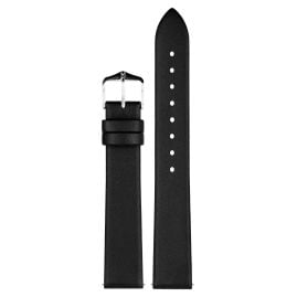 Hirsch 03702050-2-18 Watch Strap Toronto L 18 mm Black Leather
