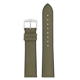 Hirsch 0925090040-2-22 Watch Strap Arne L 22 mm Green