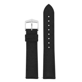 Hirsch 0925090050-2-20 Watch Strap Arne L 20 mm Black