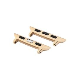 Hirsch AD1000-1-44 Adapter Kompatibel mit Apple Watch Goldfarben 22 mm