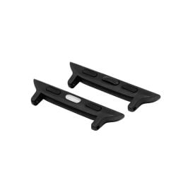 Hirsch AD1000-5-40 Adapter Compatible with Apple Watch Black 20 mm