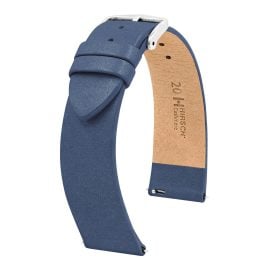 Hirsch 03902180-2-20 Armband für Uhren Cashmere M 20 mm Leder Blau