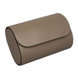 BLCK 204-taupe Uhrenrolle für 2 Uhren Taupe