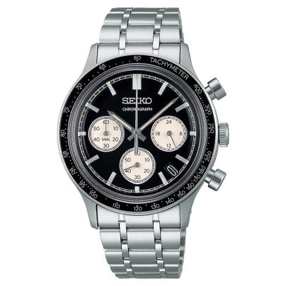 Seiko Herrenuhr Chronograph Schwarz € 490,00