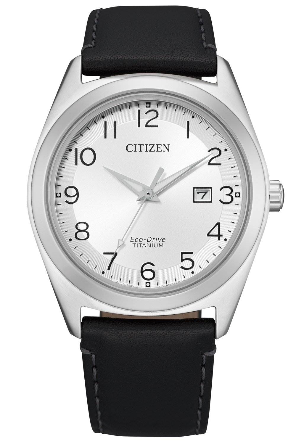 Citizen AW1640-16A Eco-Drive Herrenuhr Titan Silberfarben / Schwarz