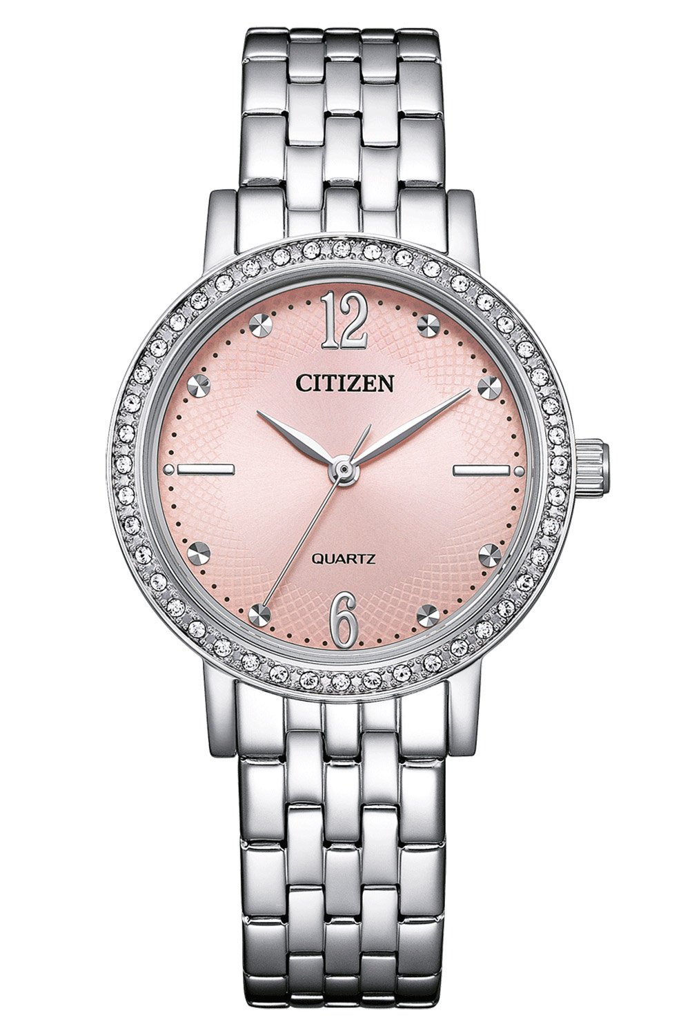 Citizen EL3100-55W Damenuhr Quarz Stahl/Rosa