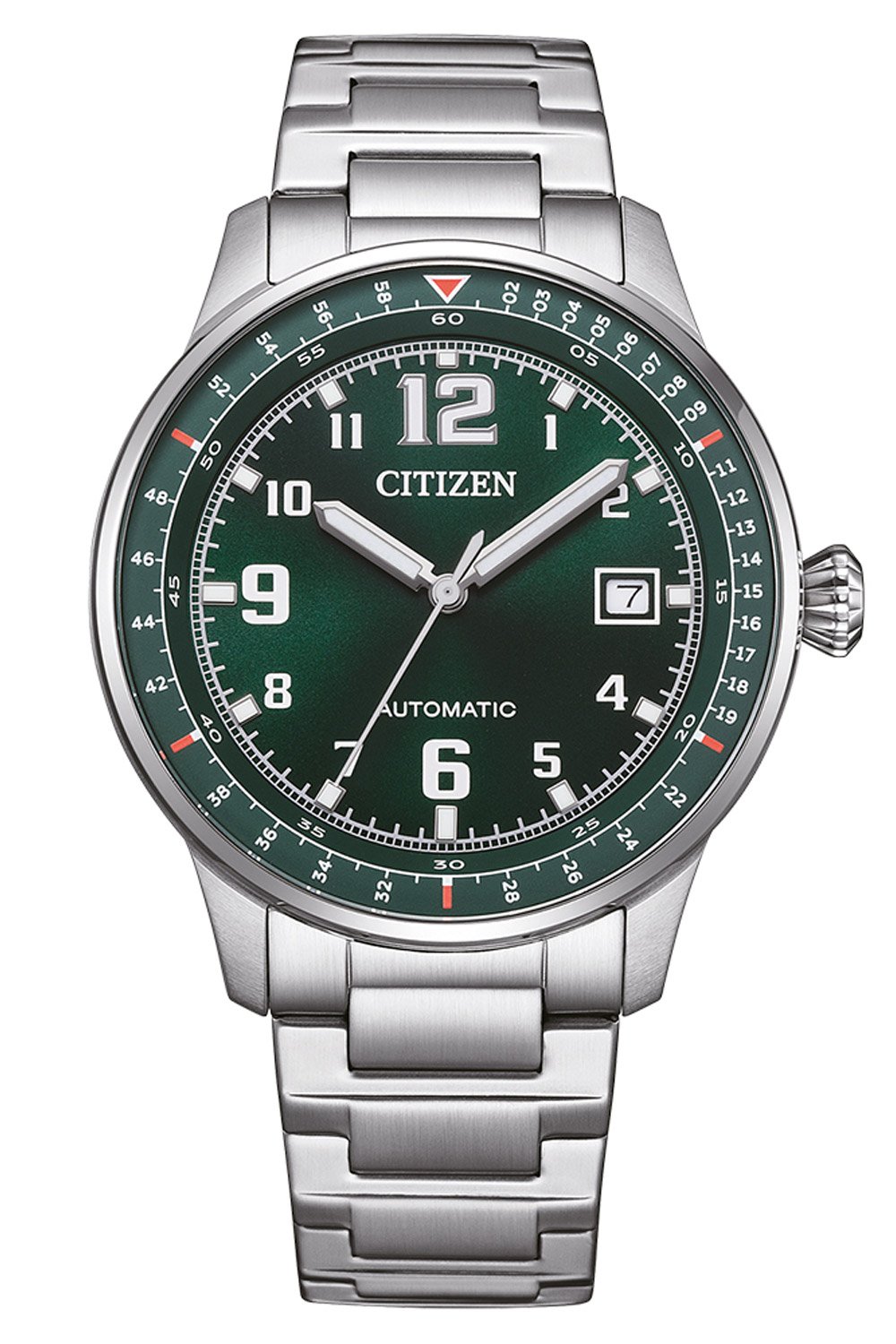 Citizen NJ0190-51X Herrenuhr Automatik Stahl/Dunkelgrün