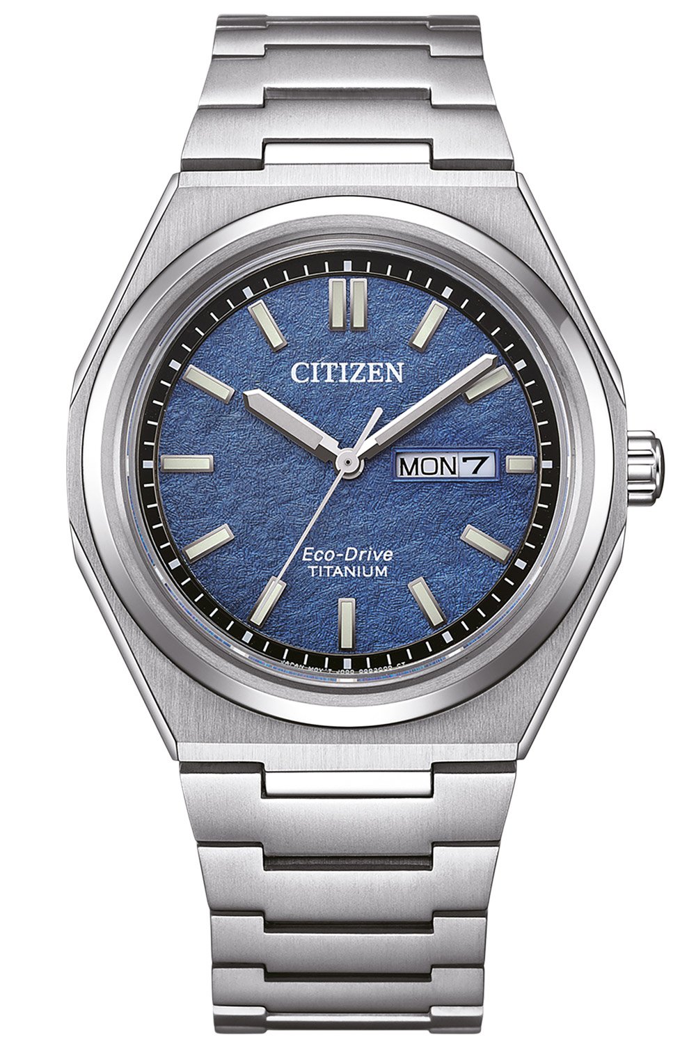 Citizen AW0130-85LE Eco-Drive Herren-Solaruhr Titan Blau