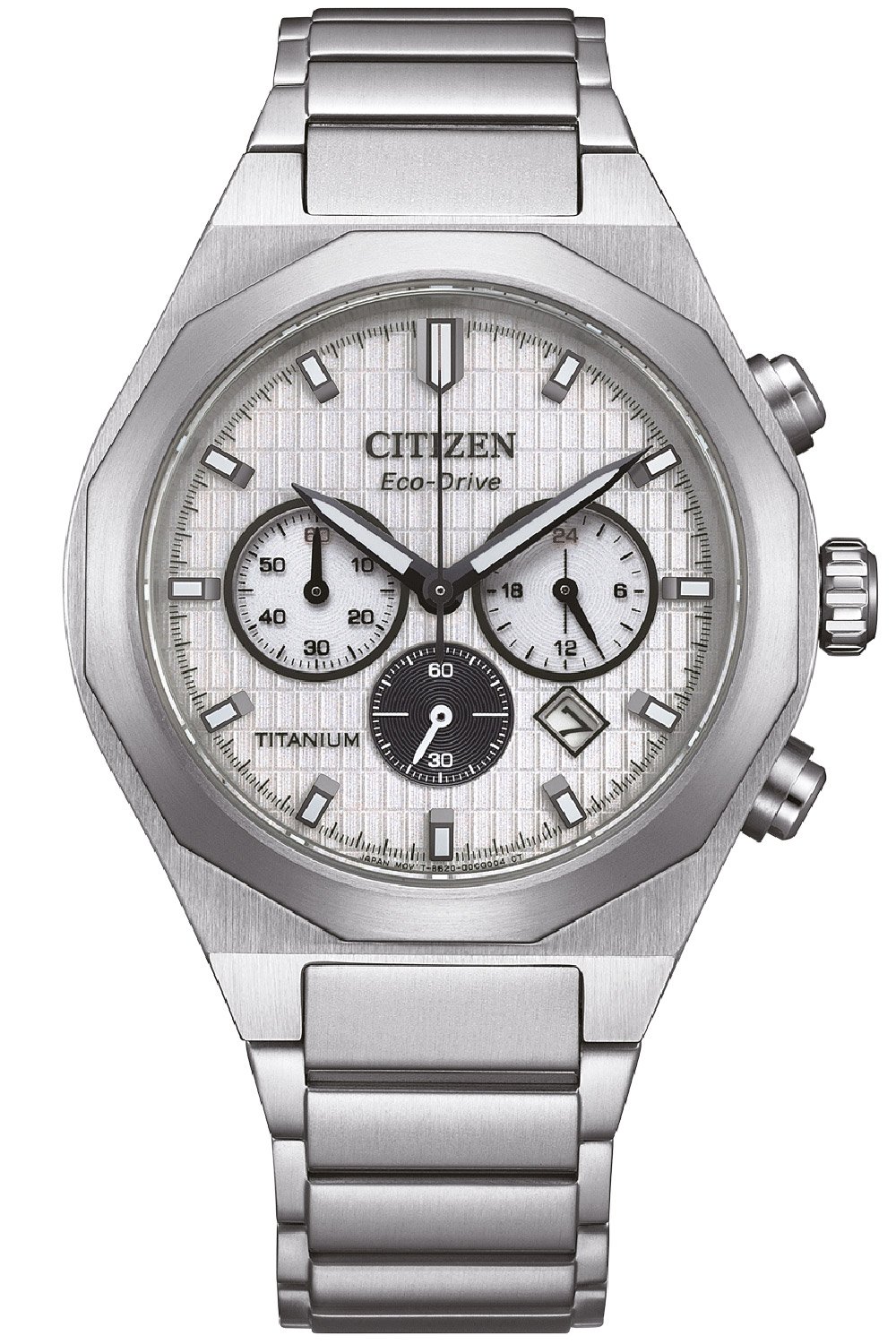 Citizen CA4690-51A Eco-Drive Herren-Solaruhr Chronograph Titan Silberfarben Citizen CA4690-51A Eco-Drive Herren-Solaruhr Chronograph Titan Silberfarben