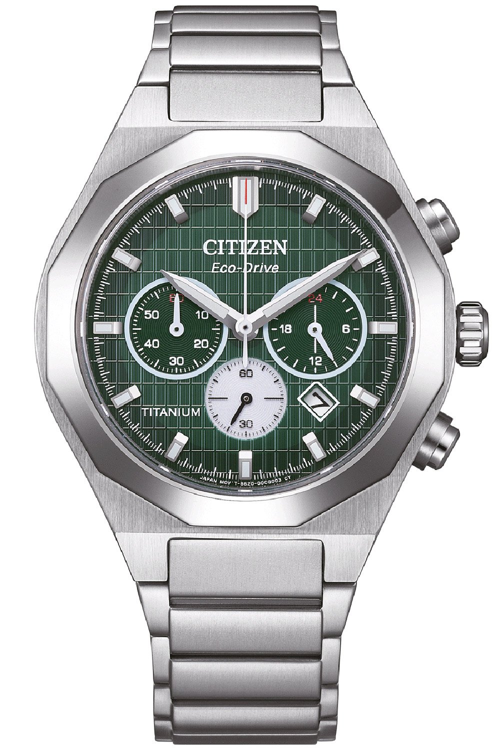 Citizen CA4691-59X Eco-Drive Herren-Chronograph Solar Titan Grün Citizen CA4691-59X Eco-Drive Herren-Chronograph Solar Titan Grün