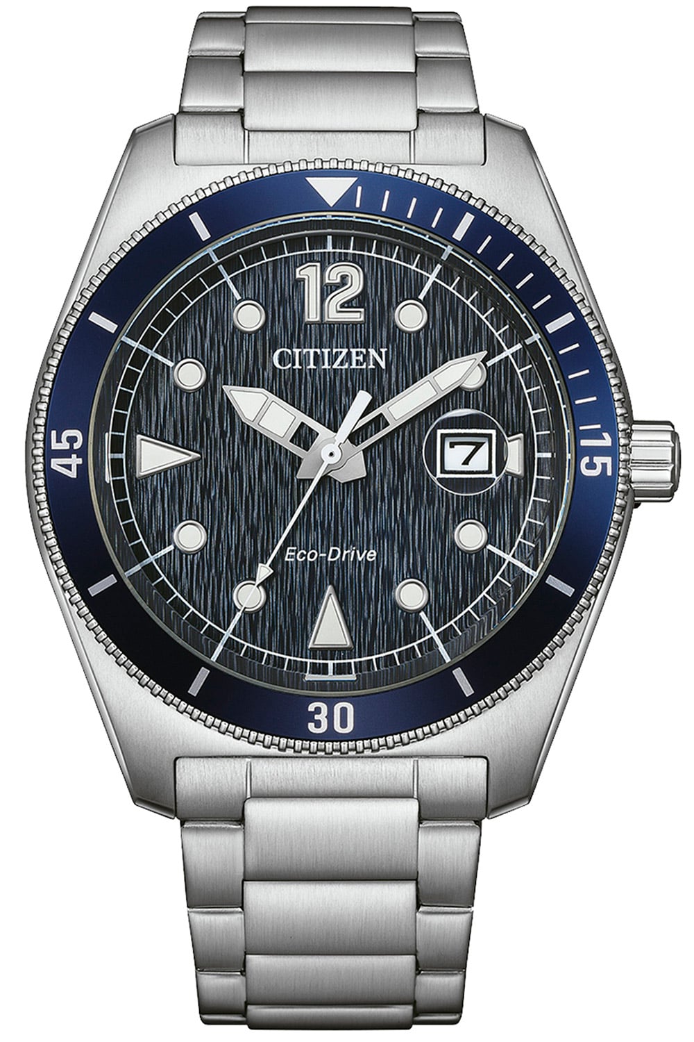 Citizen AW1881-52L Eco-Drive Marine Sports Solar Herrenuhr Stahl/Blau