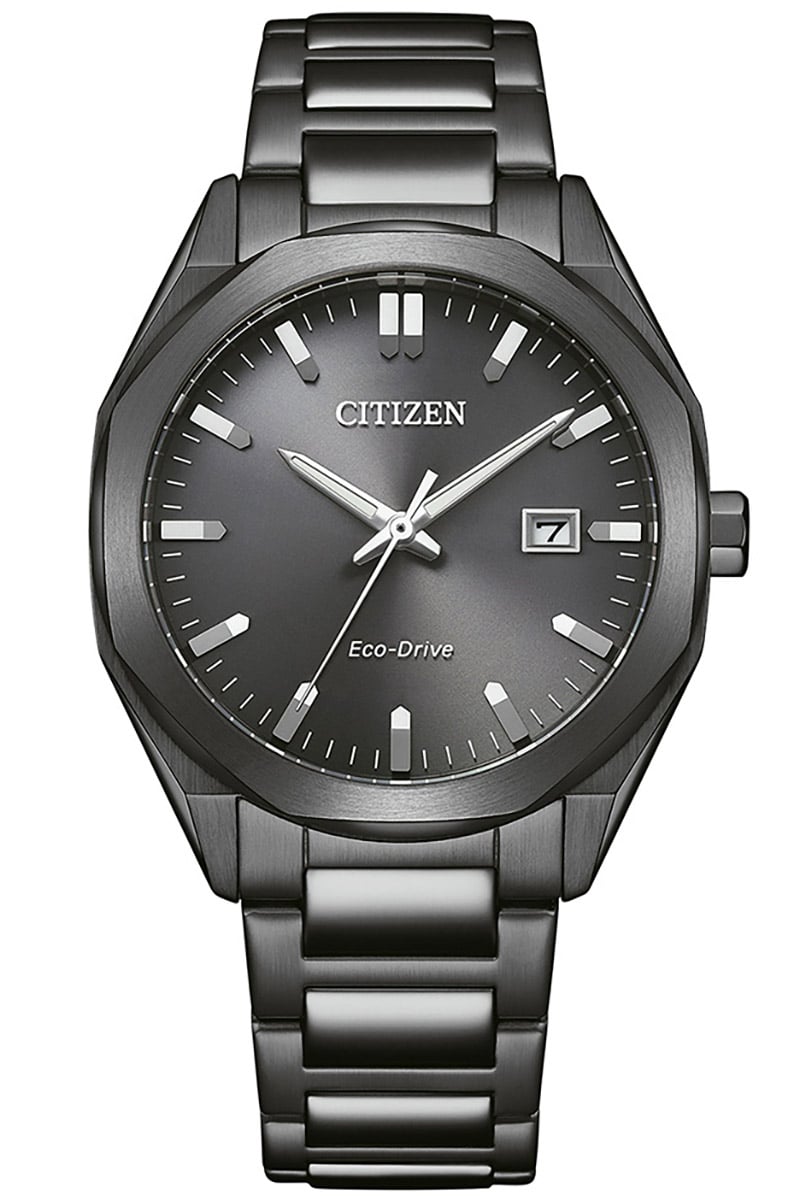 Citizen BM7625-80H Eco-Drive Solar Herren-Armbanduhr Anthrazit