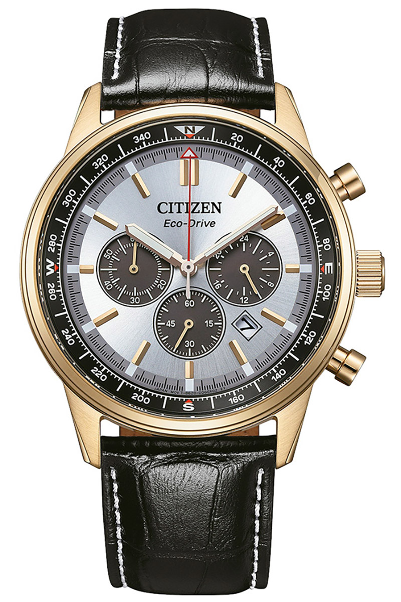 Citizen CA4723-03A Eco-Drive Herrenuhr Classic Chronograph Roségoldfarben Citizen CA4723-03A Eco-Drive Herrenuhr Classic Chronograph Roségoldfarben