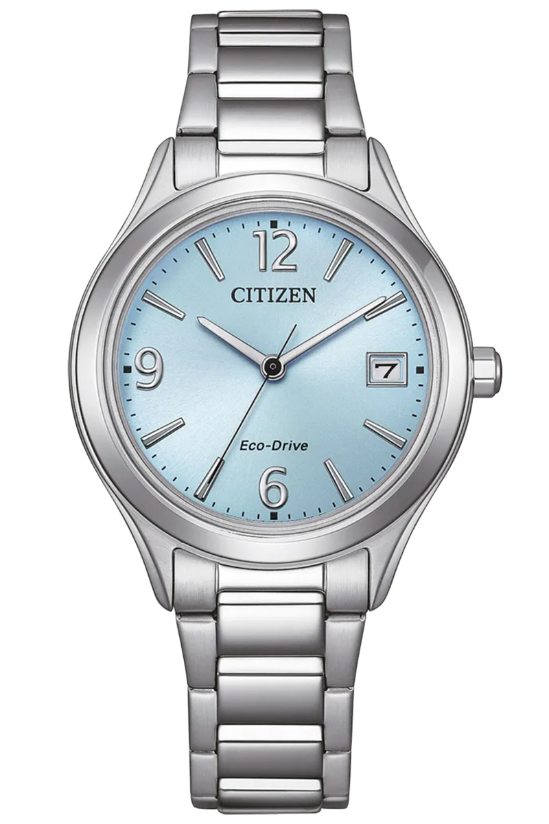 Citizen FE6121-67L Eco-Drive Damen-Solaruhr Stahl/Hellblau Citizen FE6121-67L Eco-Drive Damen-Solaruhr Stahl/Hellblau