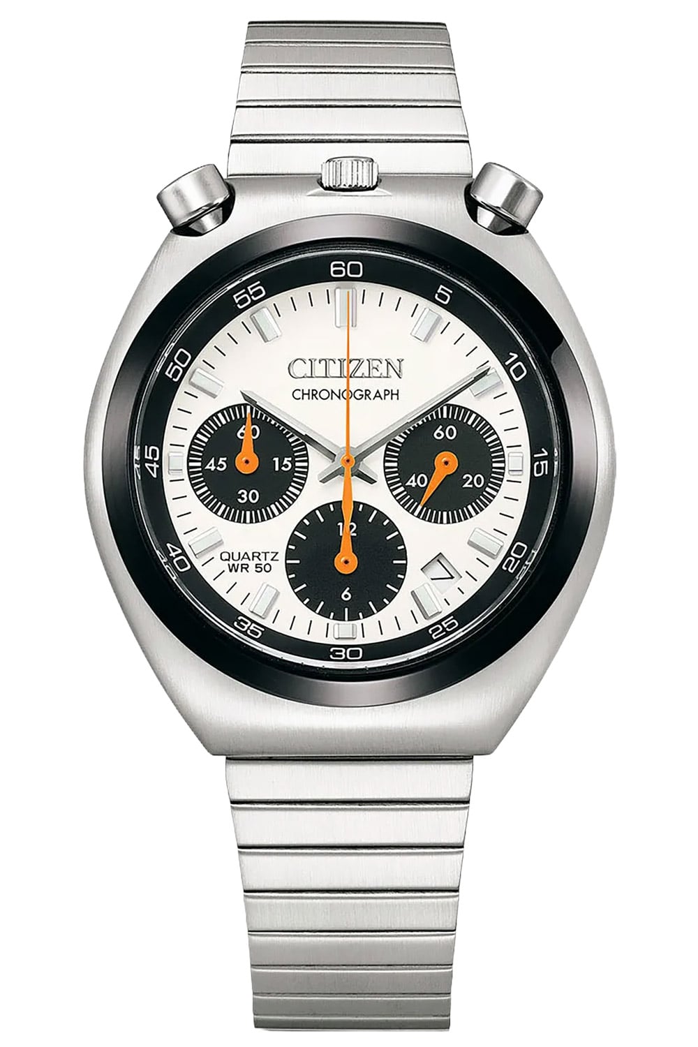 Citizen AN3660-81A Herrenuhr Chronograph Stahl/Silberfarben